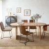 Made in Meubles Table à manger en bois d'acacia Paulo