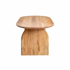 Made in Meubles Table à manger en bois d'acacia Paulo