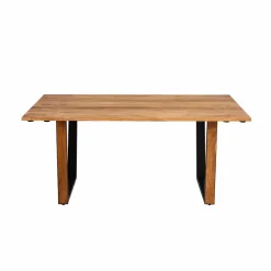 Made in Meubles Table à manger en bois d'acacia Léandre