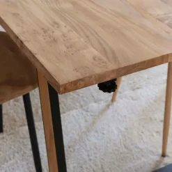 Made in Meubles Table à manger en bois d'acacia Léandre