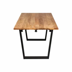 Made in Meubles Table à manger en bois d'acacia Léandre