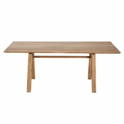 Made in Meubles Table à manger en bois d'acacia Noa