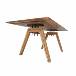 Made in Meubles Table à manger en bois d'acacia Noa