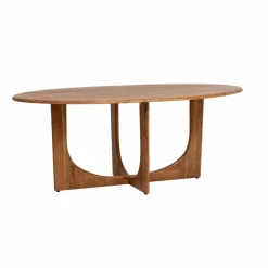 Made in Meubles Table à manger en bois d'acacia Azure