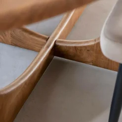 Made in Meubles Table à manger en bois d'acacia Azure