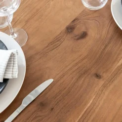 Made in Meubles Table à manger en bois d'acacia Azure