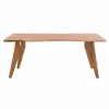 Made in Meubles Table à manger en bois d'acacia 180 cm Tree