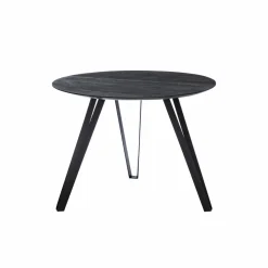 Made in Meubles Table à manger en bois de manguier et métal Rosie