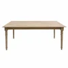 Made in Meubles Table à manger en bois de manguier Louis