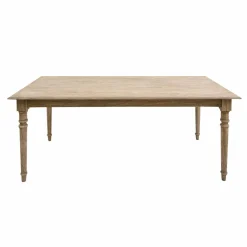 Made in Meubles Table à manger en bois de manguier Louis