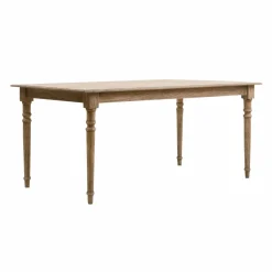 Made in Meubles Table à manger en bois de manguier Louis