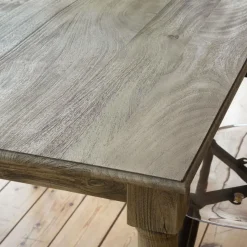 Made in Meubles Table à manger en bois de manguier Louis