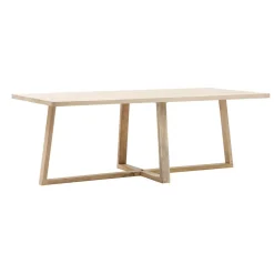 Made in Meubles Table à manger en bois de manguier Rhodes