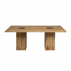 Made in Meubles Table à manger en bois de manguier Vivien