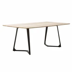 Made in Meubles Table à manger en bois de manguier Suzon