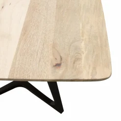 Made in Meubles Table à manger en bois de manguier Suzon