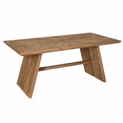 Made in Meubles Table à manger en bois recyclé Blaise