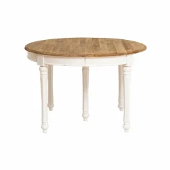 Made in Meubles Table à manger en bois recyclé avec allonges Garance