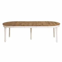 Made in Meubles Table à manger en bois recyclé avec allonges Garance