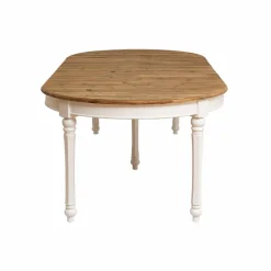Made in Meubles Table à manger en bois recyclé avec allonges Garance