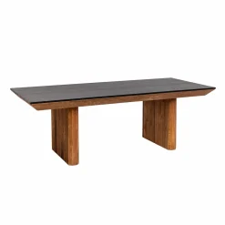Made in Meubles Table à manger en pin recyclé Constance