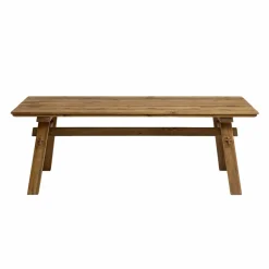 Made in Meubles Table à manger en pin recyclé Blaise