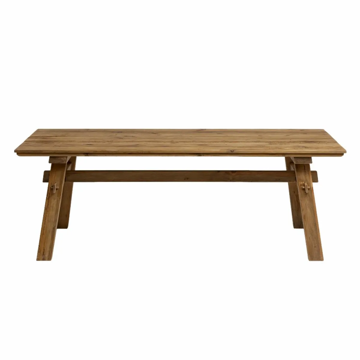 Made in Meubles Table à manger en pin recyclé Blaise