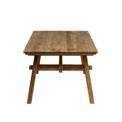 Made in Meubles Table à manger en pin recyclé Blaise