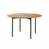 Made in Meubles Table à manger ronde en bois de manguier Gloria