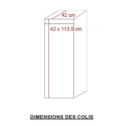 Made in Meubles Tabouret écolier métal et bois petit modèle Marcus