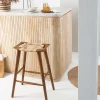 Made in Meubles Tabouret de bar en manguier Suzanna