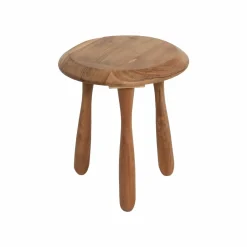 Made in Meubles Tabouret en bois d'acacia Cézanne