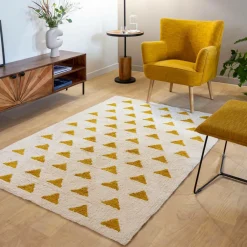 Made in Meubles Tapis en coton Baptiste