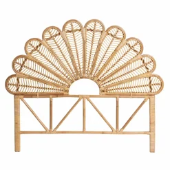 Made in Meubles Tête de lit en rotin naturel Rattan