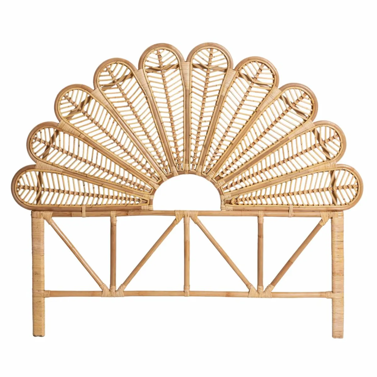 Made in Meubles Tête de lit en rotin naturel Rattan
