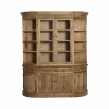 Made in Meubles Vaisselier arrondi en bois recyclé Garance