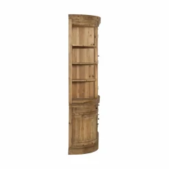 Made in Meubles Vaisselier arrondi en bois recyclé Garance