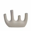 Made in Meubles Vase beige 4 tiges en aluminium Dahlia