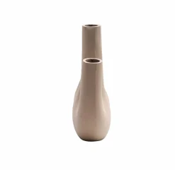 Made in Meubles Vase marron 4 tiges en aluminium Dahlia