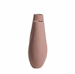 Made in Meubles Vase rose 2 tiges en aluminium Tulipa