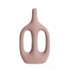Made in Meubles Vase soliflore rose en aluminium Pivoine