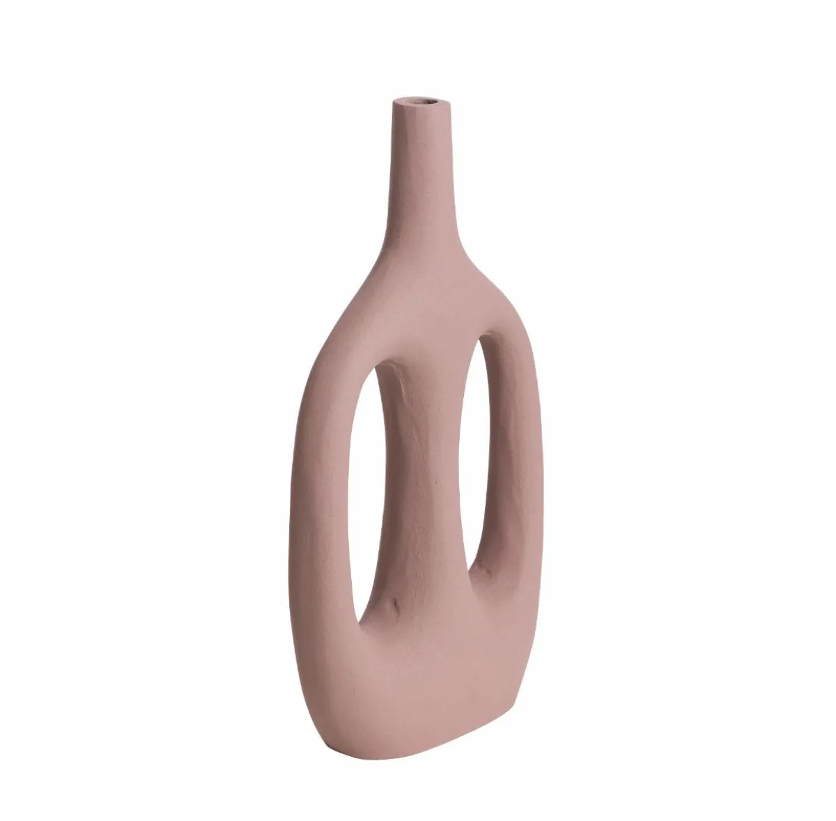 Made in Meubles Vase soliflore rose en aluminium Pivoine