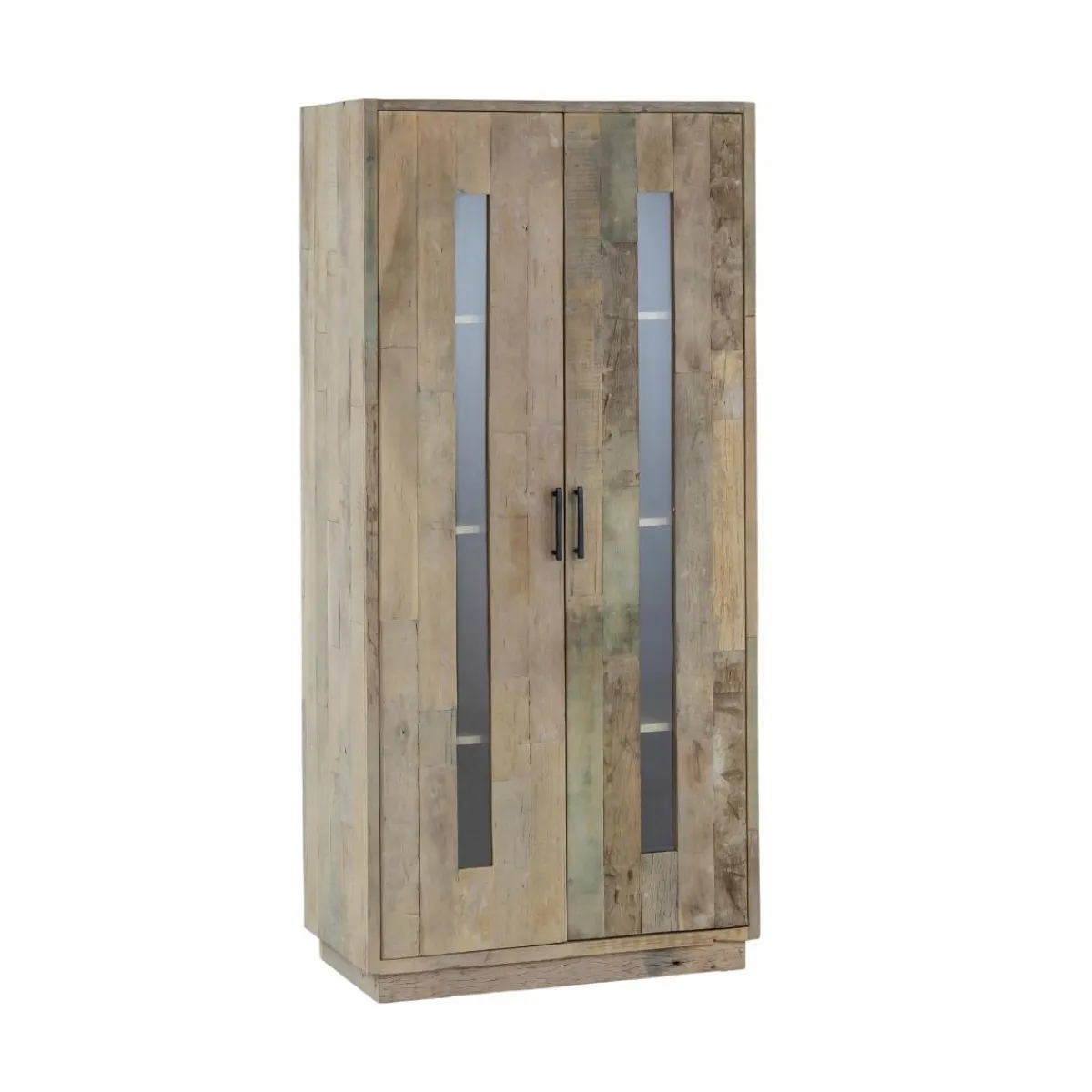 Made in Meubles Vitrine en bois recyclé Damian